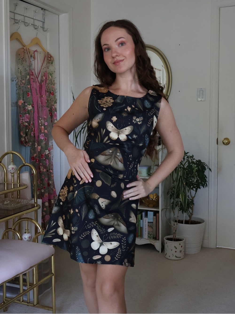 Moth Butterfly Mini Dress